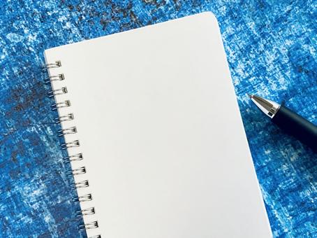 White notebook (blue background), JPG