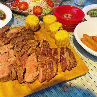 パーティメニュー_ステーキ_BBQ パーティメニュー_ステーキ_BBQの写真