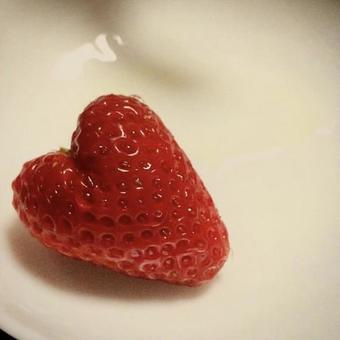 ハートのいちご ハートのいちごの写真