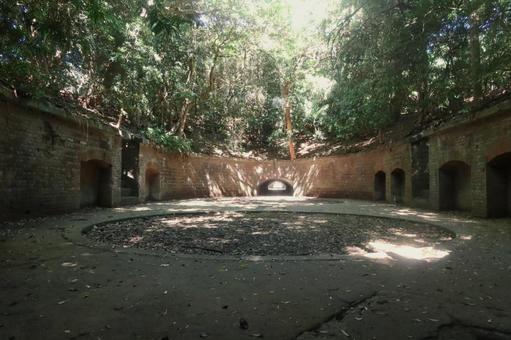 友ヶ島の第三砲台 友ヶ島の第三砲台の写真