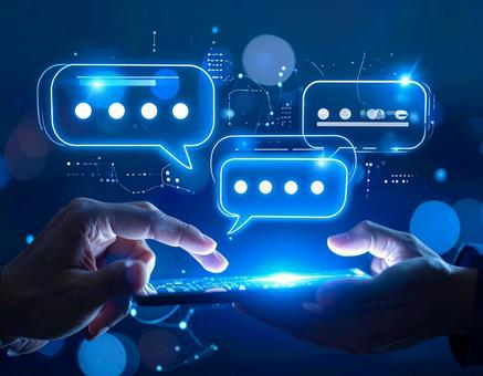 チャットの写真