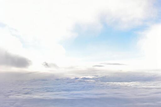 The sky world, above the clouds, sky, blue sky, JPG