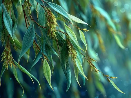 美しい緑の植物のディテール 美しい緑の植物のディテールの写真