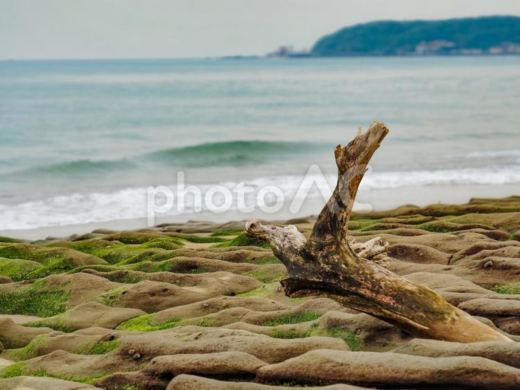 台湾-新北（石門_老梅沙灘_北岸） 海外,台湾,新北の写真素材