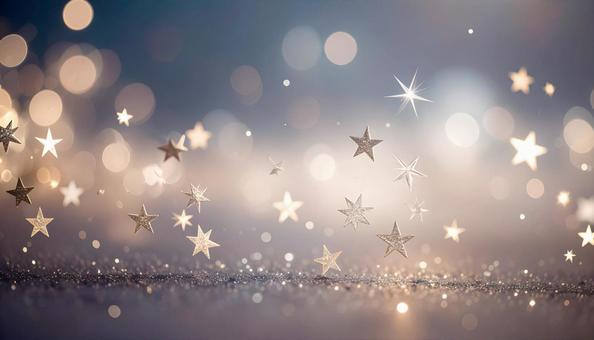 金色の星の舞い散る美しいバックグラウンドの写真