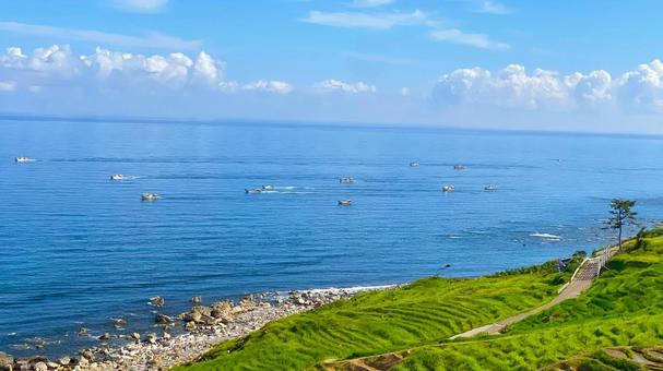 夏の奥能登 輪島千枚田:3 夏の奥能登 輪島千枚田:3の写真