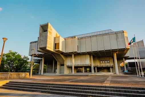 【佐賀】佐賀県立博物間・佐賀県立美術館 佐賀,県立,博物間の写真素材