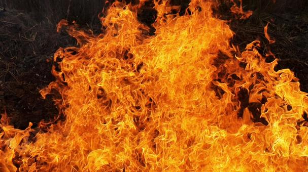 燃える炎 火事　テクスチャー 燃える,焚き火,火の写真素材