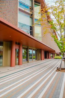 【石川】綺麗な石川県立図書館 【石川】綺麗な石川県立図書館 石川,金沢,ishikawaの写真素材