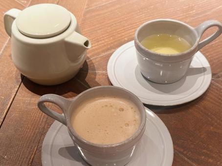 カフェタイム カフェ,カフェラテ,カフェオレの写真素材