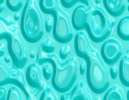 ターコイズ液体バブル ターコイズ液体バブルの写真