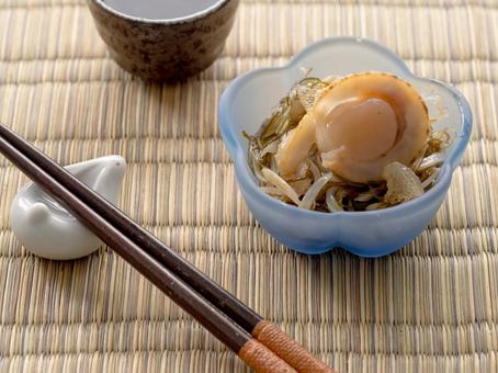 帆立松前漬け 惣菜 帆立松前漬け 惣菜 帆立松前漬け,惣菜,ホタテの写真素材
