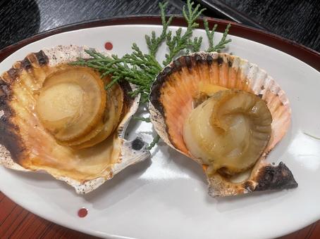 ホタテ　貝焼きの写真