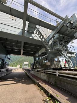 大川ダムの景色⑦ 大川ダムの景色⑦ 夏,風景,波の写真素材