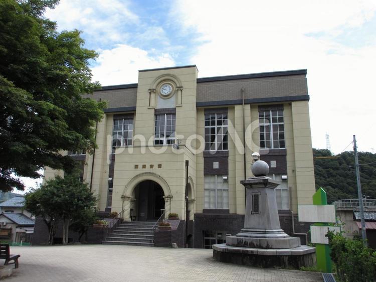 福井県-今庄宿-昭和会館 今庄宿,宿場,昭和会館の写真素材