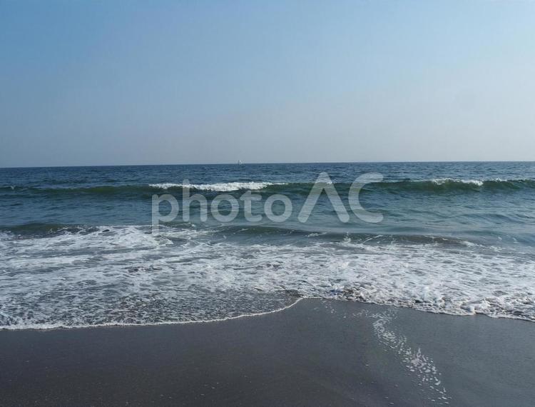 江ノ電鎌倉高校前駅の海17 海,鎌倉高校前駅,江ノ電の写真素材