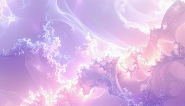 幻想的に広がるフラクタル模様 幻想的に広がるフラクタル模様の写真