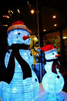 福岡タワー入口周辺のクリスマス飾り1 風景,日本,九州の写真素材