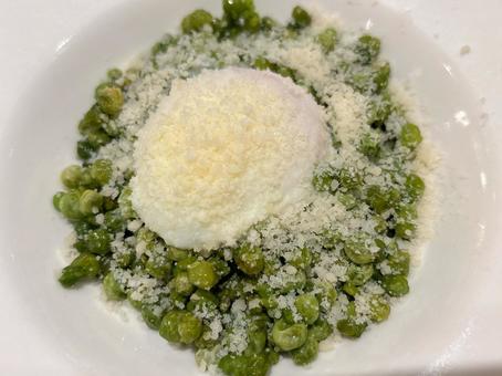 柔らか青豆の温サラダ 柔らか青豆の温サラダの写真