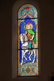 ニューカレドニア564　ウヴェア島　教会 ニューカレドニア,ウヴェア島,セントジョセフ教会の写真素材