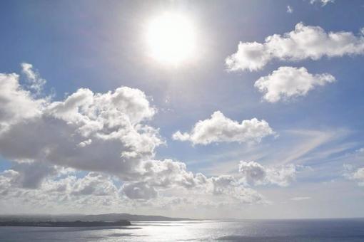 太陽と海 太陽と海の写真