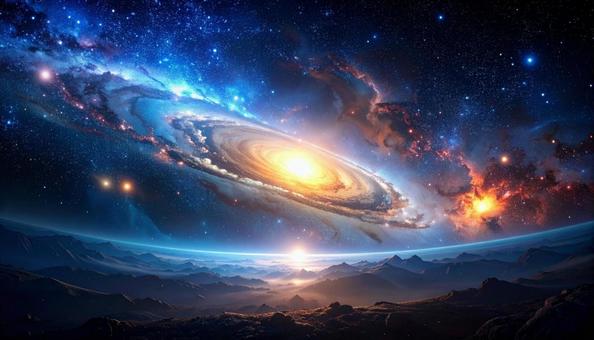 幻想的な宇宙 幻想的な宇宙の写真