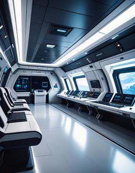宇宙船内 宇宙船内の写真