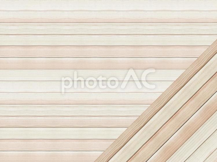 お洒落な木目板のデザイン壁　ベージュ色 壁,木,木目の写真素材