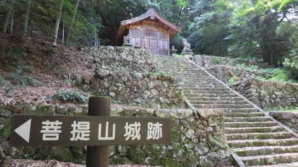 禅幢寺 竹中半兵衛の菩提山城への登山口 禅幢寺 竹中半兵衛の菩提山城への登山口 禅幢寺,竹中半兵衛,菩提寺の写真素材