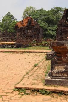 ベトナムの世界遺産ミーソン遺跡 ベトナムの世界遺産ミーソン遺跡 ベトナム,世界遺産,観光名所の写真素材