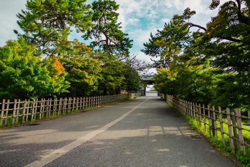 【石川】金沢城跡 【石川】金沢城跡 石川,金沢城跡,金沢の写真素材