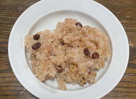 赤飯　おこわ 赤飯,おこわ,お赤飯の写真素材