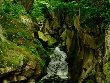磊々峡 磊々峡,渓谷,谷の写真素材