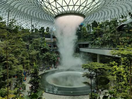 チャンギ空港 チャンギ空港 チャンギ空港,空港,豪華の写真素材