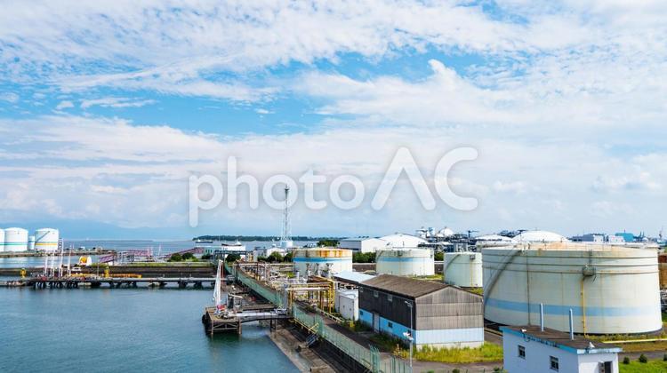清水港の風景 清水港,清水,静岡の写真素材
