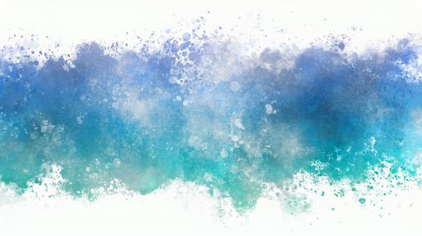 Blue watercolor brush marks, background material, texture, JPG Blue watercolor brush marks, background material, texture, JPG