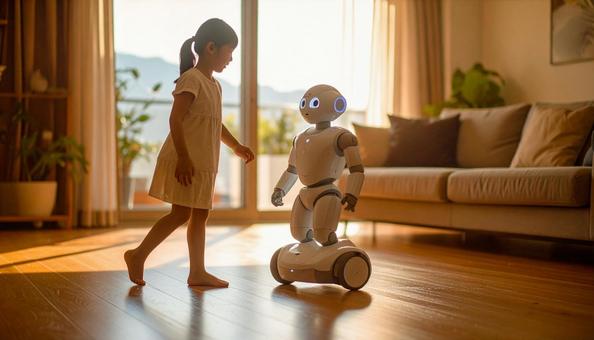 二足歩行のロボット 二足歩行のロボットの写真