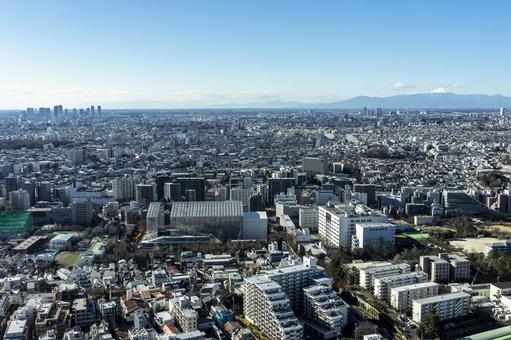 東京風景, JPG 東京風景, 建设城市, 天空, 高层建筑, JPG