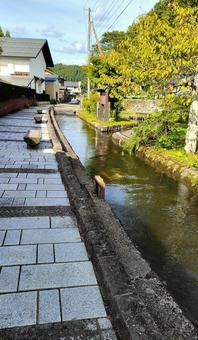 大堰公園（山形県金山町） 堰,歩道,大堰公園の写真素材
