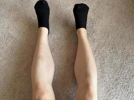 太いししゃも足の悩み 足,太い,ふくらはぎの写真素材