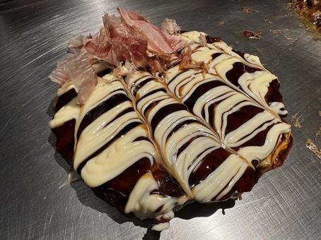 お好み焼き お好み焼き お好み焼き,鉄板焼き,日本食の写真素材