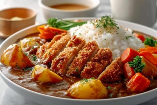 とんかつカレーライス とんかつカレーライスの写真