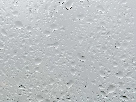 雨の日の窓 雨,窓,しずくの写真素材