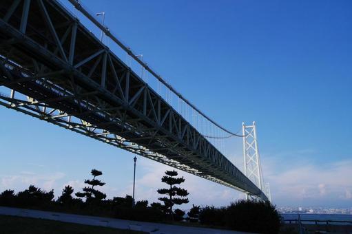明石海峡大橋 明石海峡大橋 明石海峡大橋,淡路,兵庫の写真素材