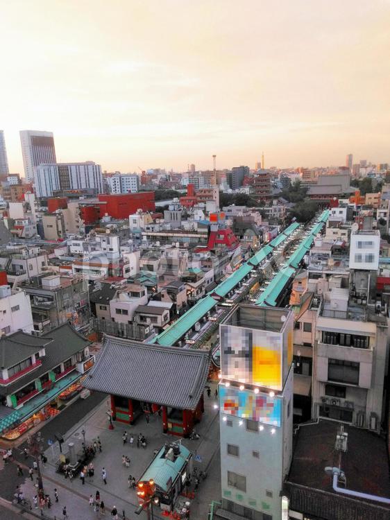 東京風景・浅草仲見世 浅草仲見世,東京都,東京の写真素材
