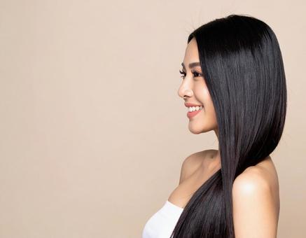 黒髪ロングヘア ツヤ髪 ヘアモデル2 黒髪ロングヘア ツヤ髪 ヘアモデル2の写真