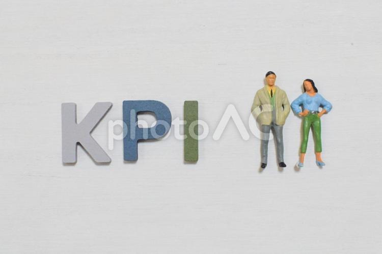 KPIの文字が白背景に置かれている③ ビジネス,kpi,重要業績評価指標の写真素材