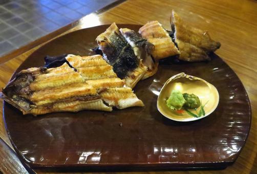 鰻の白焼き 鰻の白焼き うなぎ,鰻,白焼きの写真素材