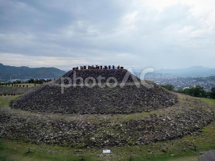 茶臼山古墳　柳井市 茶臼山古墳,柳井市,古墳の写真素材