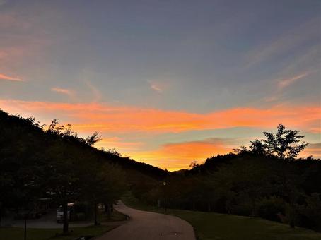 夕焼け空 夕焼け空の写真